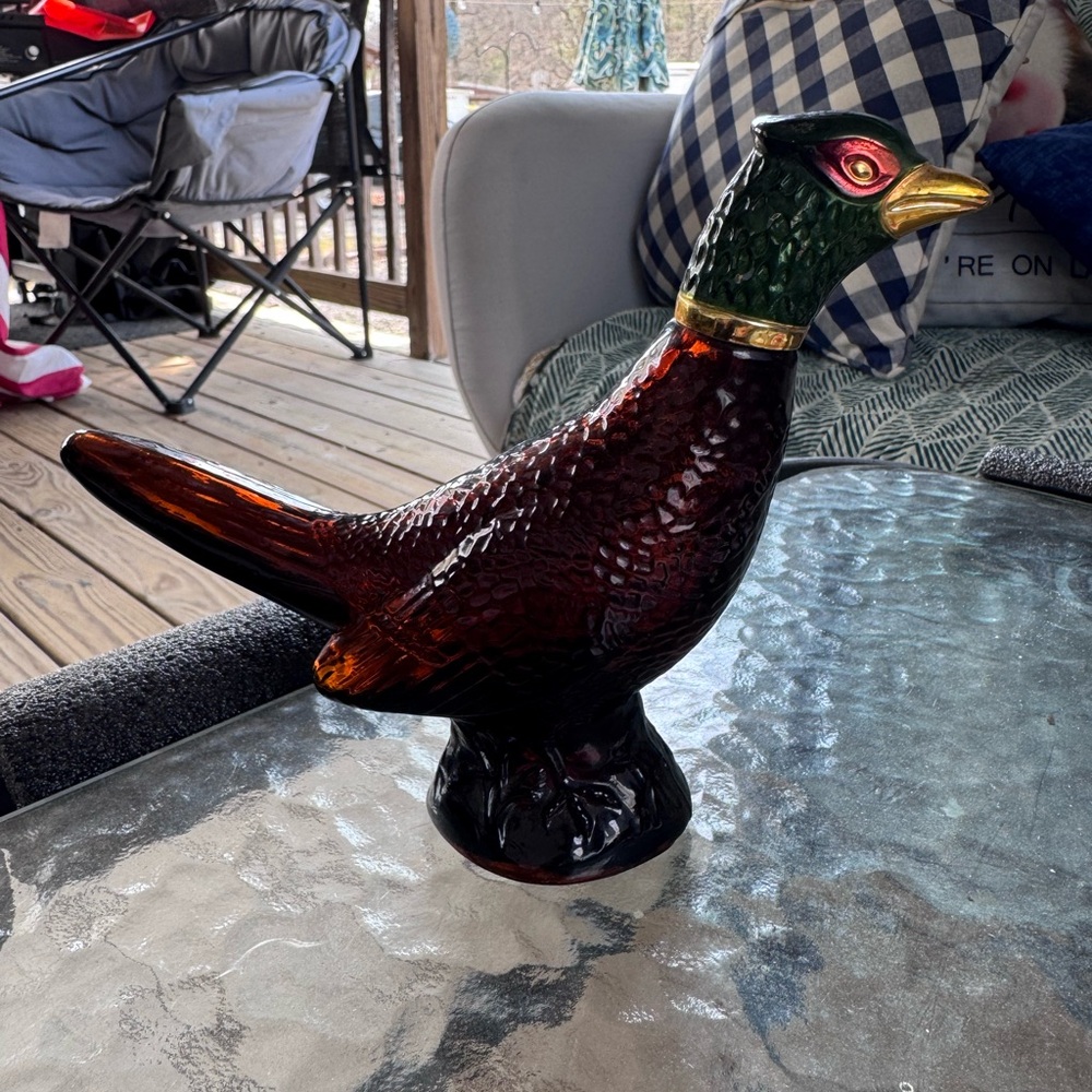 Vintage Avon Pheasant Hunting Decanter After Shave Bottle (empty)